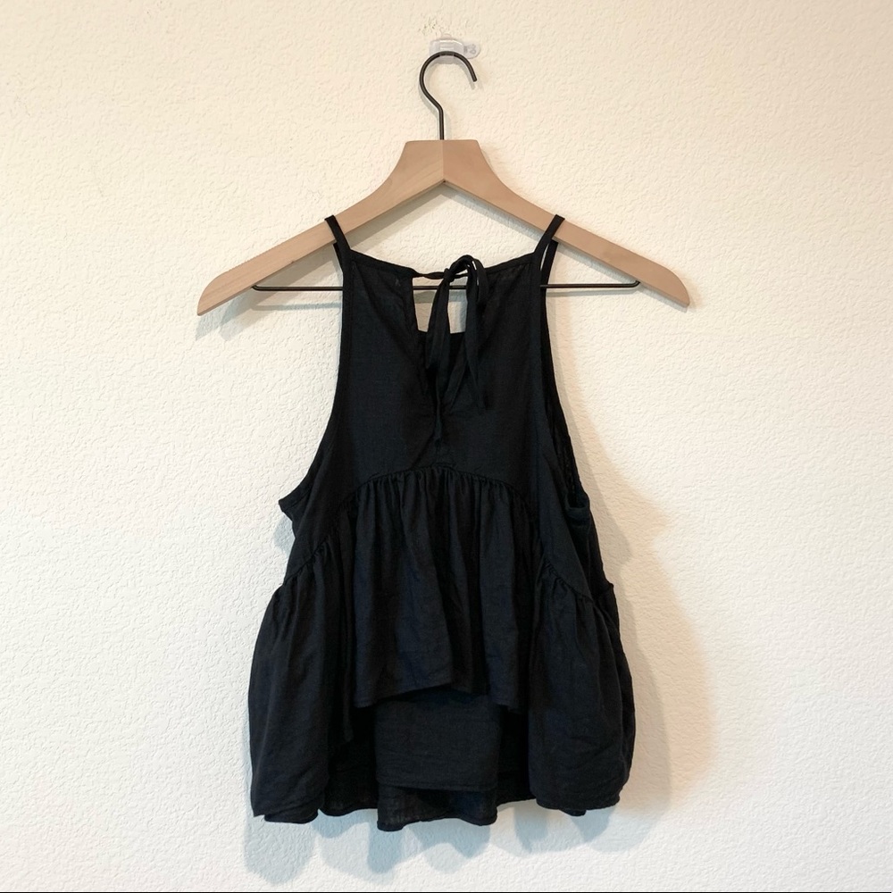 Linen Ruffle Tank - Picture 5 of 6